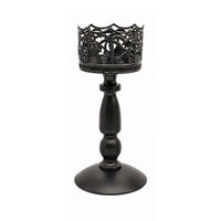 3 Pieces Wrought Iron Candle Holder Unique Shape Metal Candlestick Set