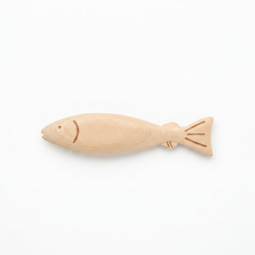 Wooden Fish Ornament Matte Natural Wood Hand Carved Wooden Ornament Nautical Fish Sculpture Lightweight Suitable for Living Room Entryway Creative Display Area