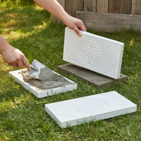 Concrete Stepping Stone Mold for Garden Pathways and Landscaping