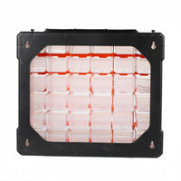 Organizer Cabinet Clear Drawers Box Wall-Mountable Screw Organizer Cabinet for DIY Hobbyists, Repair Workers, Workshop, Office