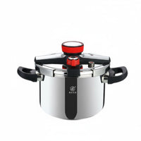 Burst-Resistant Proof Pressure Cooker All Stovetops Compatible Stainless Steel Pressure Cooker Multiple Safety Features Fast Cooking Pot Ergonomic Handles for Families