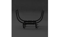 Detachable Curved Firewood Rack Compact Firewood Rack with Curved Frame Sturdy Heavy-Duty for Homeowners