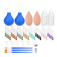 Controlled-Dispersion Needle Tip Applicator Bottle Detailed Needle Tip Press Bottle Reusable Tool Easy to Use for Ceramic Glazing