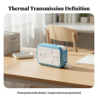 Bluetooth Connectivity Handheld Thermal printing Printer Portable Handheld Thermal Printer App Controlled Label device Rereplenishable for Home Organizers, Homeowners, Students, School, Warehouse, Kitchen, Gift Wrapping