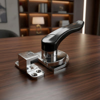 Lever Handle with Strike Plate Classic Door Handle Assembly Long-Lasting
