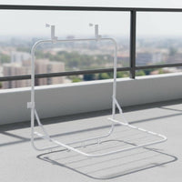 Over-the-Door Organizer Parallel Rods Door Hanging Storage Shelf Space-Saving