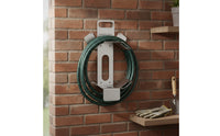 Metal Garden Hose Rack Long-Lasting Garden Hose Holder Wall-Mounted Space-Saving for Gardeners, Patio, Shed