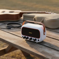 Lightweight Bluetooth Guitar Amp Wood Grain Portable Guitar Amp 5W Music Gear for Musicians
