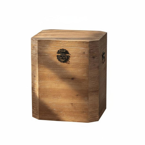 Distressed Finish Vintage aesthetic Trunk Multi-Functional Furniture Storage Chest Hinged Lid Accent Table sturdy Construction for Home Decorators, Interior Designers, Apartment Dwellers, Living Room, Homestay, Bedroom, Entryway