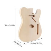 T-Style Design Guitar Kit Easy to Customize DIY Guitar Set Pre-Drilled Cavities