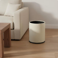 Large Trash Pail Long-Lasting Round Trash Can Space Saving