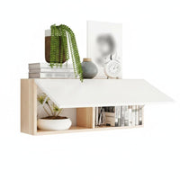 Multi-Compartment Wall Unit Space-Saving Household Storage Minimalist Design Easy to Clean for Home Office Workers, Living Room