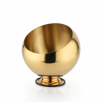 Tableware Reflective Sauce Dish with Pedestal Base for Home Prep