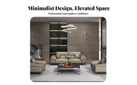 Minimalist Design 3-Piece Business Sofa Set Modern aesthetic Multi-Piece Upholstered Set Professional Look Office Furniture long-lasting Construction for Corporate Buyers, Guests, Waiting Room