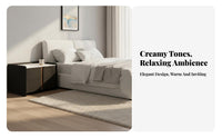 Bedside Storage Unit Sturdy Construction Single-Drawer Nightstand Easy to Clean