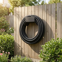 Garden Hose Storage Rack Curved Cradle Wall-Mounted Hose Rack for Outdoor