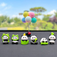 Mini Panda Dashboard Figure Creative Decoration Car Dashboard Panda Figures
