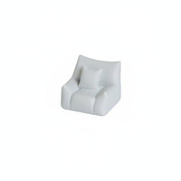 Dollhouse Armchair Detailed Miniature Couch with Cushion Elegant Furniture for Photography