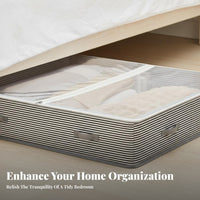 Flat Rolling Container With casters Underbed Box on Casters particlesprotective for Closet