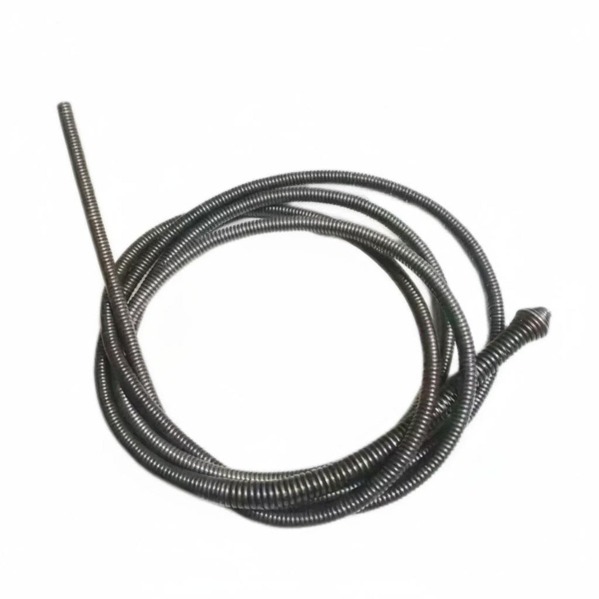Multi-Purpose Drain Snake Navigates Bends Sewer Dredge Coil Olive Head Design for Toilet, Kitchen Sink