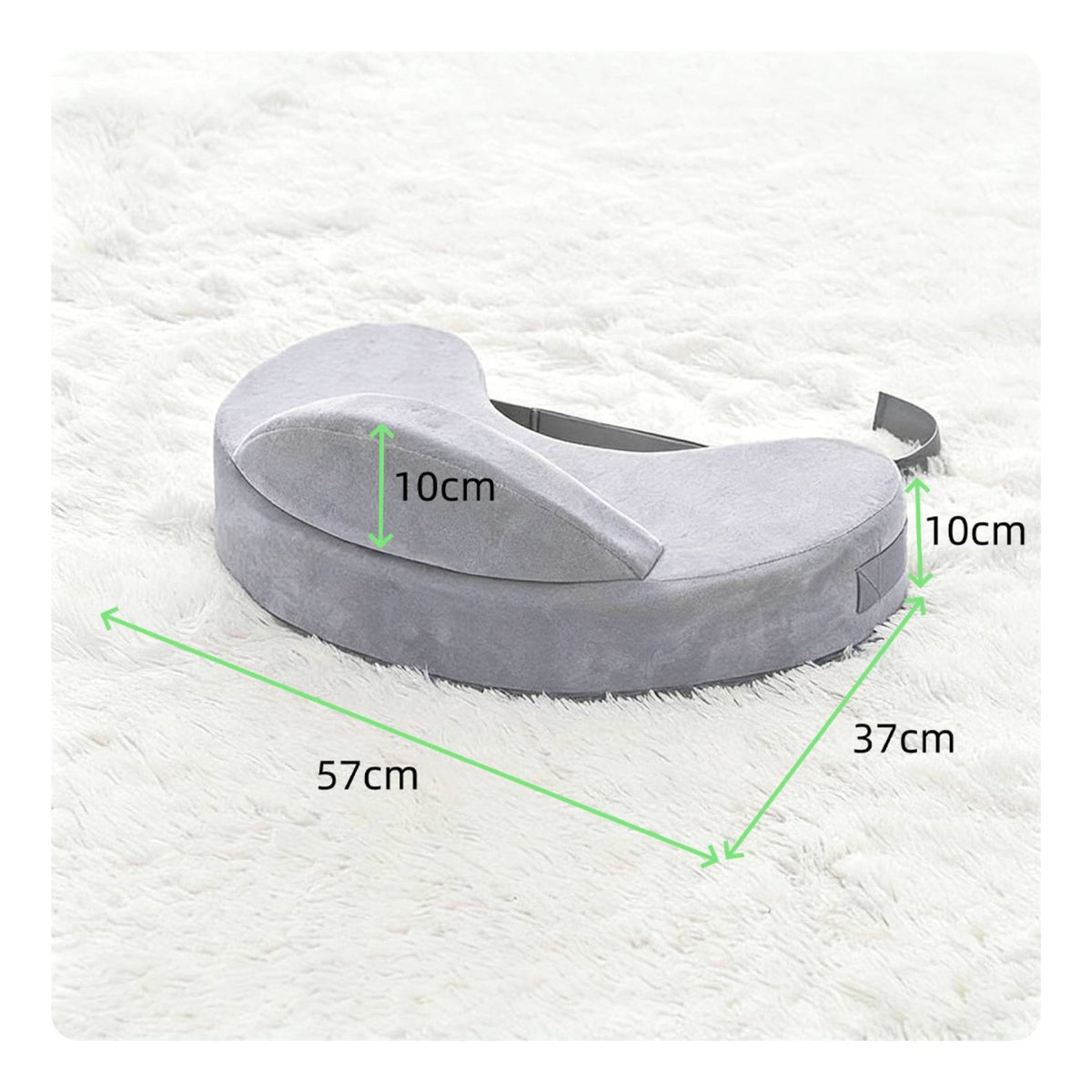 Memory Foam Nursing Pillow Anti-Spill Design Baby Feeding Cushion for Postpartum