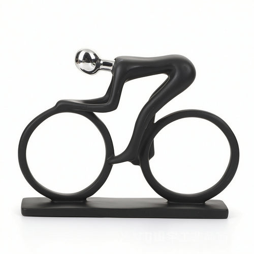 Abstract Woman Sculpture Matte Black Abstract Figure Elegant for Art Lovers