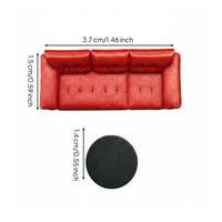 1/64 Scale Furniture Model Realistic Detail 1/64 Diorama Furniture Lightweight Resin Diorama Accessory for Hobbyists