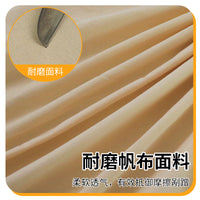 大容量帆布长条形背包外出帐篷防潮垫长筒收纳袋斜跨抽绳束口袋子.