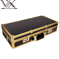 Hairdressing Tool Box Aluminum Alloy Cosmetic Box for Salon, Scissors Bag, Multifunctional Portable Beauty Box, Scissors Storage