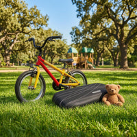 Stitched Rear Bike Seat Cushion Smooth Bike Saddle Cushion Curved Line Graphics Cycle Seat Cover