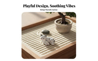 Small Feline Figurine Japanese-Aesthetic cat Figurine Adorable Design Cartoon Kitten Ornament for Kids, Fairy Garden, Bookshelf