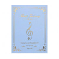 Hard Cover A4 Music Score Folder Treble Clef Sheet Music Binder