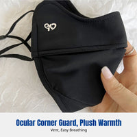 Windproof Warm Face Cover, Fleece Lined Protection, Adjustable Fit, Outdoor, Unisex for Winter Cycling Skiing
