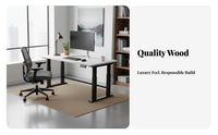 Electric Standing Desk Memory Presets Twin Motor Adjustable Desk Sturdy Construction for Remote Workers, Tall People, Study Room, Bedroom