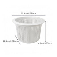 Plastic Skimmer Basket White Pool Skimmer Basket Perforated