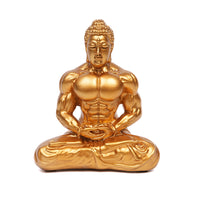 Zen Buddha Statue with Muscles - Creative Home Decor Resin Craft