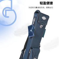 Billiard Cue Case with 7 Pockets for 16 Balls