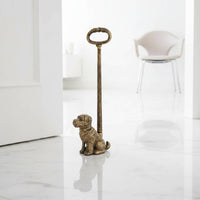 Cast Iron Dog Door Stop Anti-Collision Home Decor Item Ready to Use for Indoor