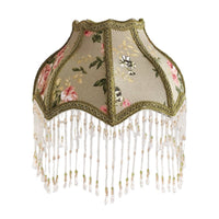 Lampshade with Fringe Ornate Lampshade Artisanal for Bedside Table