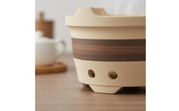Retro Pottery Ember Brazier Multi-Functional Chinese Clay Brazier Multifunctional Earthenware for Indoor, Outdoor, Camping