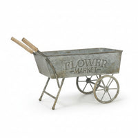 Wheelbarrow Planter Compact Decorative Cart Planter Classical Cart Flower Pot for Home Stylists