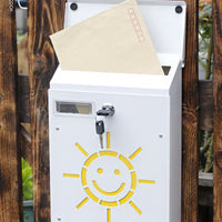 Wall-Mounted Mailbox Long-Lasting Home Fixture Easy to Install