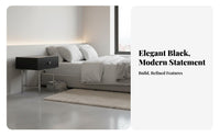 Round Single-Drawer End Table Light Luxury design & design Nightstand Modern Design