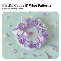 Lace Pin Display Holder DIY Craft Ita Bag Decorative Pin Adorable Pin Decorative Pin Candy Themed Ita Bag Insert Handmade