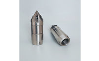 Rotating Drain Nozzle Compact piping Cleaning Nozzle Rust Resistant for Plumbers, Sewer Jetting