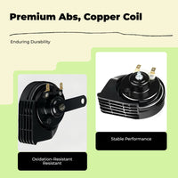 Waterproof 12V horn for vehicles