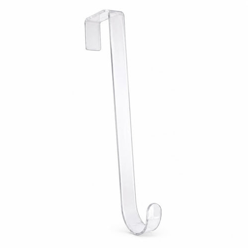 Transparent Door Hook Plastic Wreath Hook Sturdy Smooth