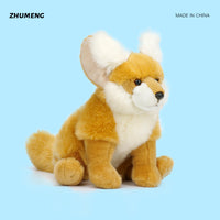 Plush Fennec Fox Toy - Realistic, Soft, for Kids 4-6 Years