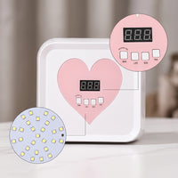 LED Nail Lamp Salon Grade Gel Nail Lamp with Detachable Base Dryer Quick Drying Light Wide Compatibility for Manicurists