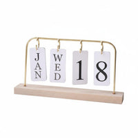 Flip Desk Calendar Rectangular Desktop Decor Decorative